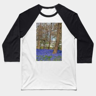 Bluebell Woods Greys Court Oxfordshire England Baseball T-Shirt